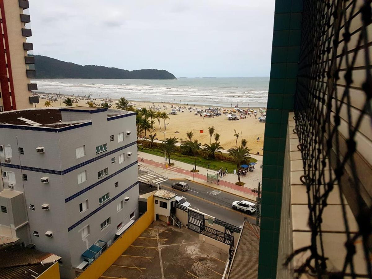 Kitnet Guilhermina Frente Feirinha E Mar Praia Grande  Bagian luar foto