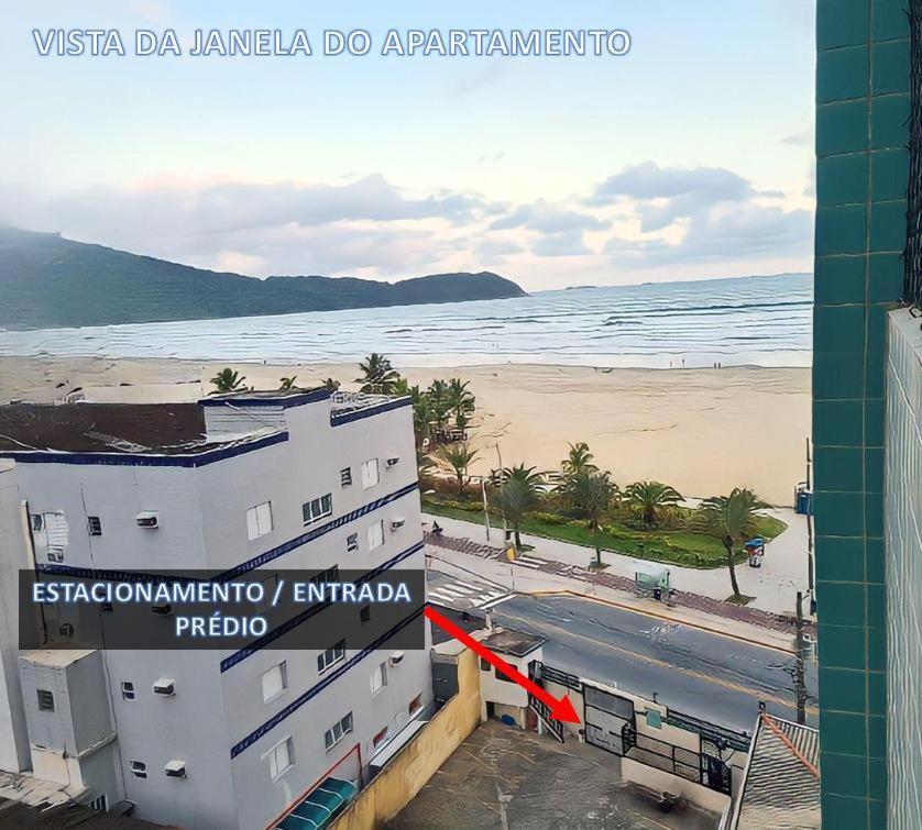 Kitnet Guilhermina Frente Feirinha E Mar Praia Grande  Bagian luar foto